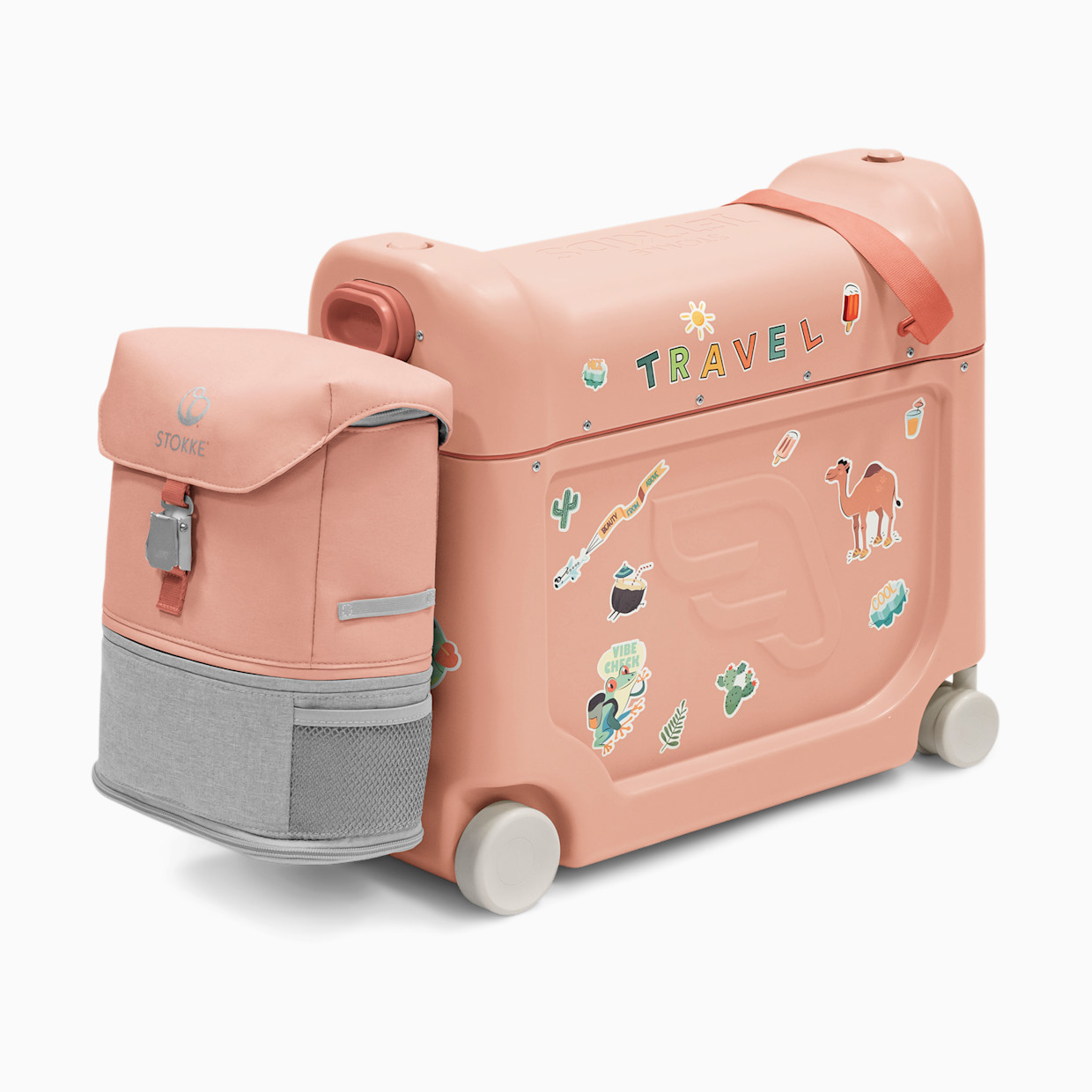 Stokke JetKids Travel Bundle - Coral Pink.