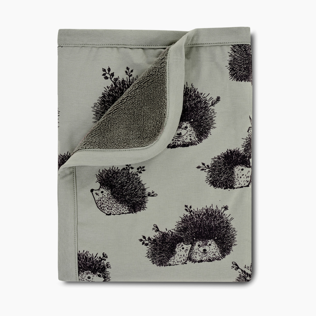 Oilo Studio Jersey Cuddle Blanket - Hedgehog.