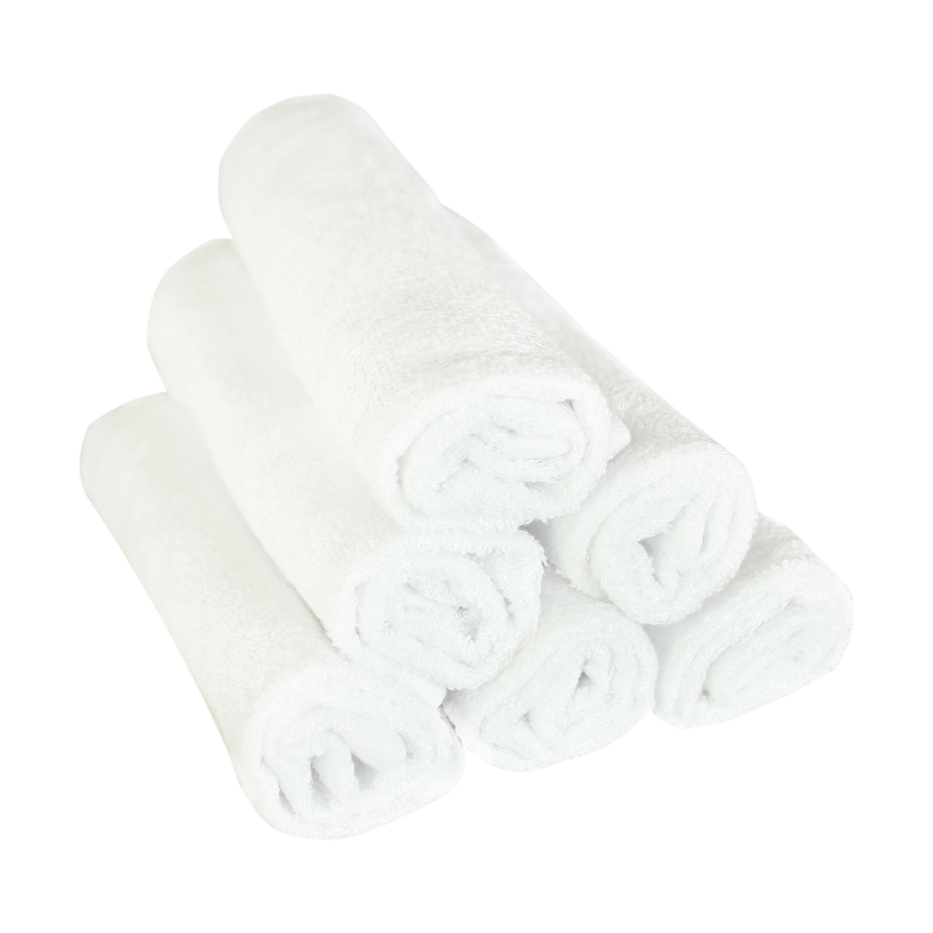 Copper Pearl Ultra Soft Washcloth (6 Pack) - White.