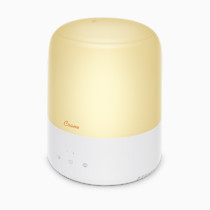 Crane Top Fill Mini Humidifier for Bedroom and Nursery 3-in-1 Essential Oil Diffuser Sleep Light 0.5 Gallon Baby Humidifier