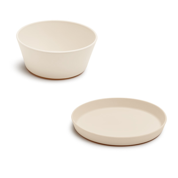 AEIOU Toddler Bowl & Plate Set.