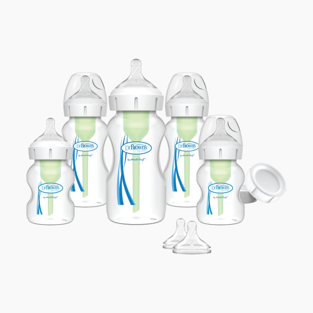 Dr. Brown's Options+ Wide-Neck Newborn Feeding Set.