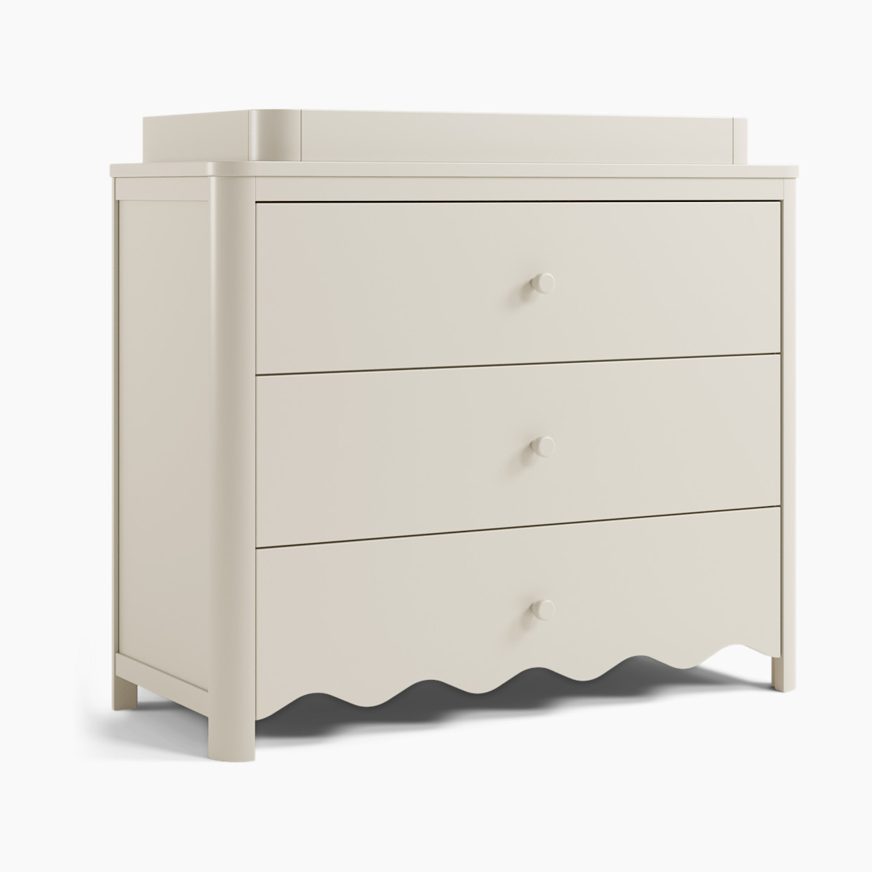 Storkcraft Casablanca 3 Drawer Chest with Removable Changing Table Topper - Frosted Oat.