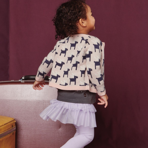 Tea Collection Tulle Ruffle Baby Pants - Orion, 3-6 M.