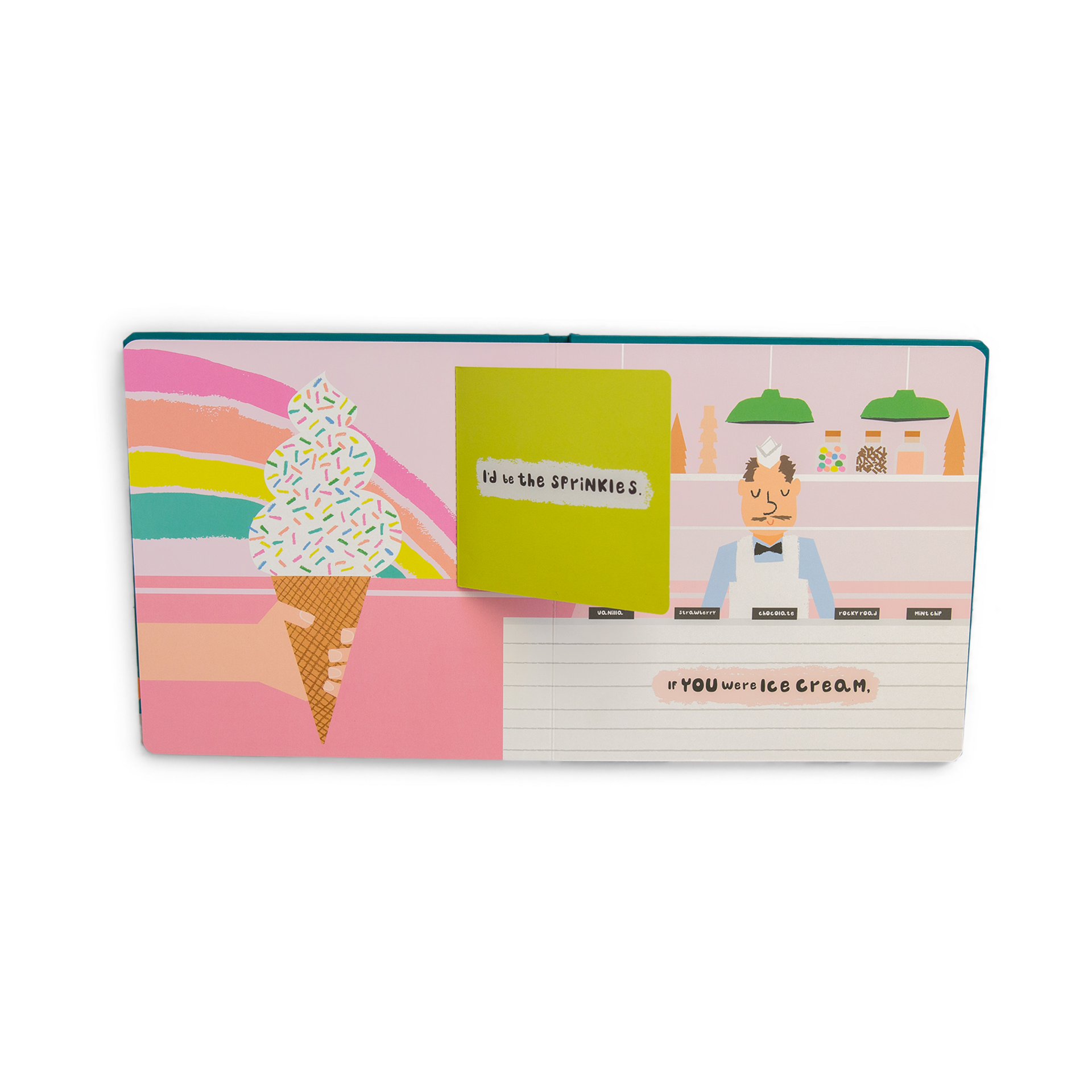 Gibbs Smith If You Were Spaghetti Lift-the-Flap Board Book.