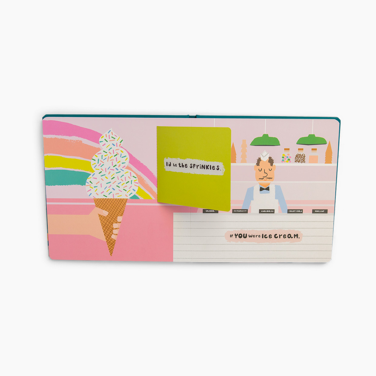 Gibbs Smith If You Were Spaghetti Lift-the-Flap Board Book.