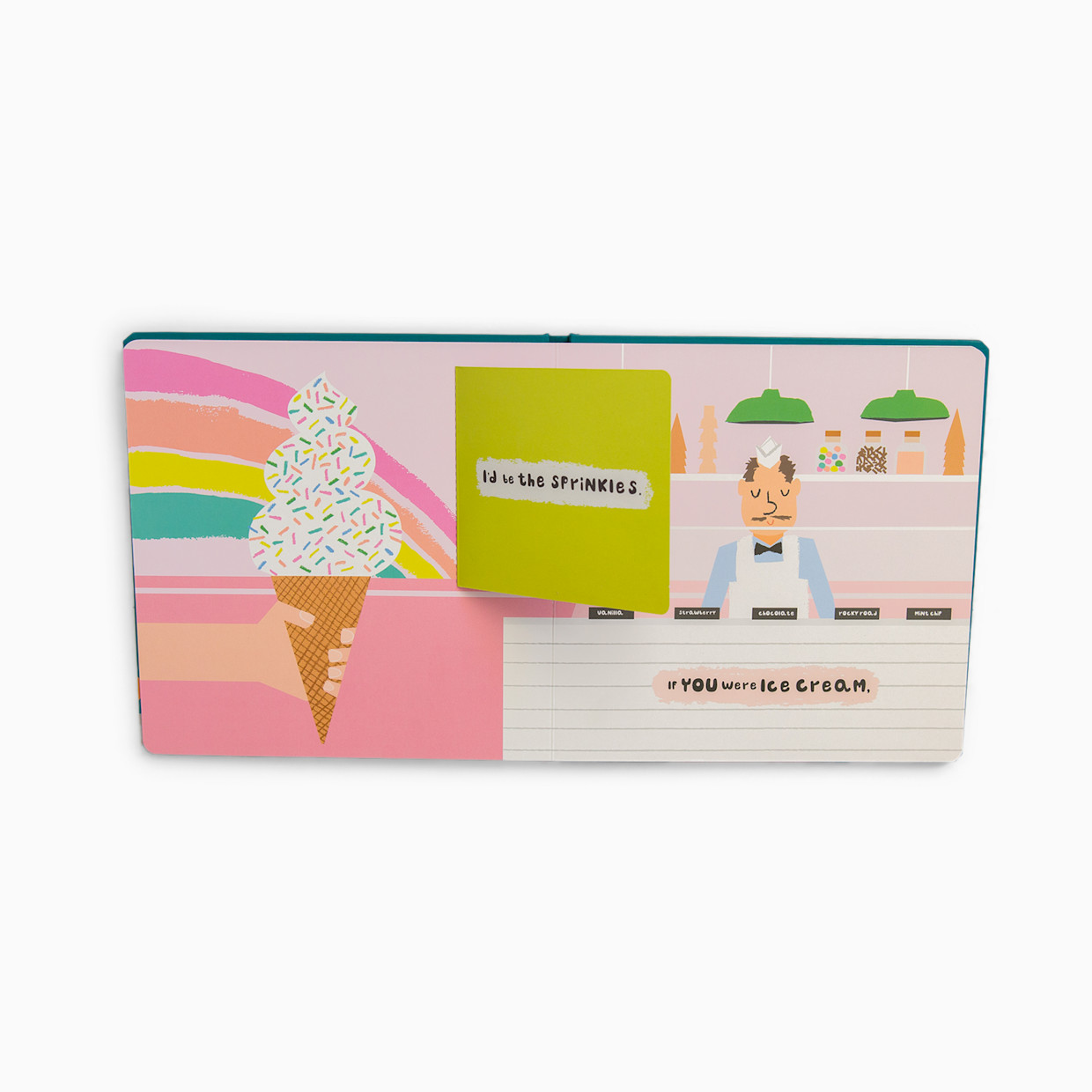 Gibbs Smith If You Were Spaghetti Lift-the-Flap Board Book.