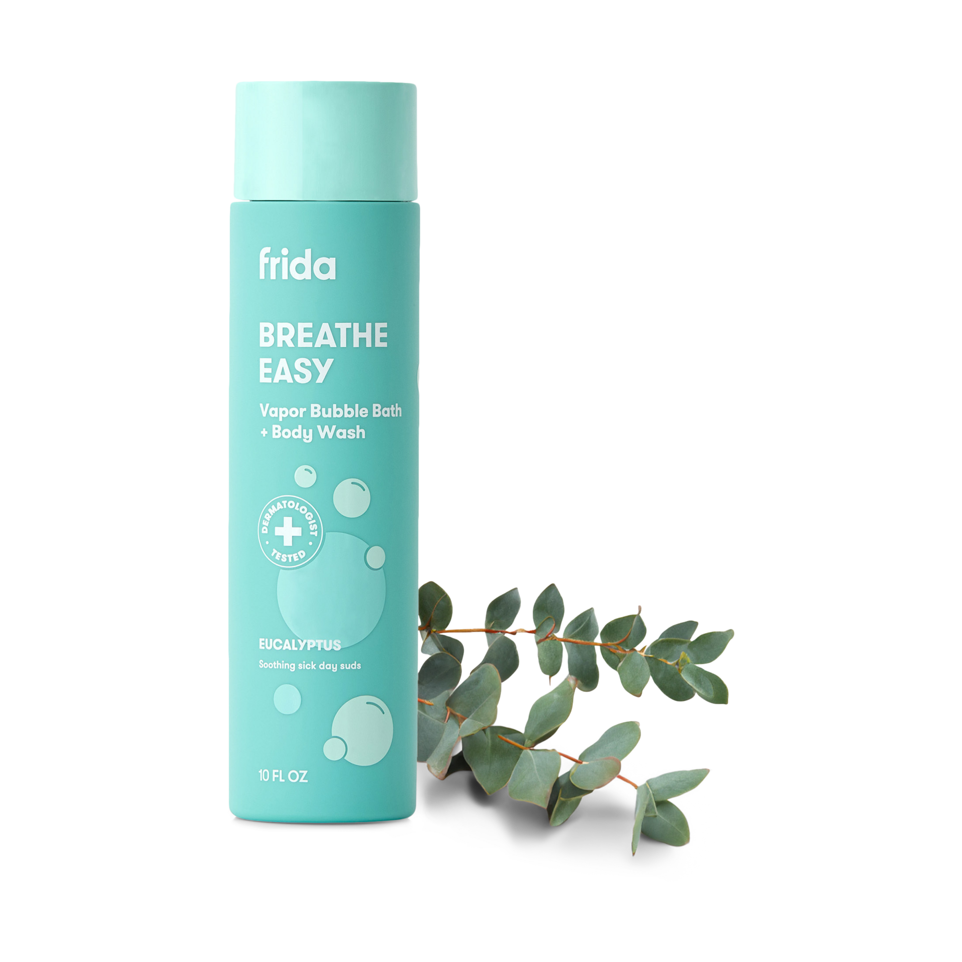 Frida Baby Lavender Baby & Kids Bubble Bath + Body Wash, Sleep & Calming Toddler & Baby Body Wash, Dermatologist Tested, Tear-Free, Hypoallergenic, Safe for Skin, Super Sudsy, 10oz