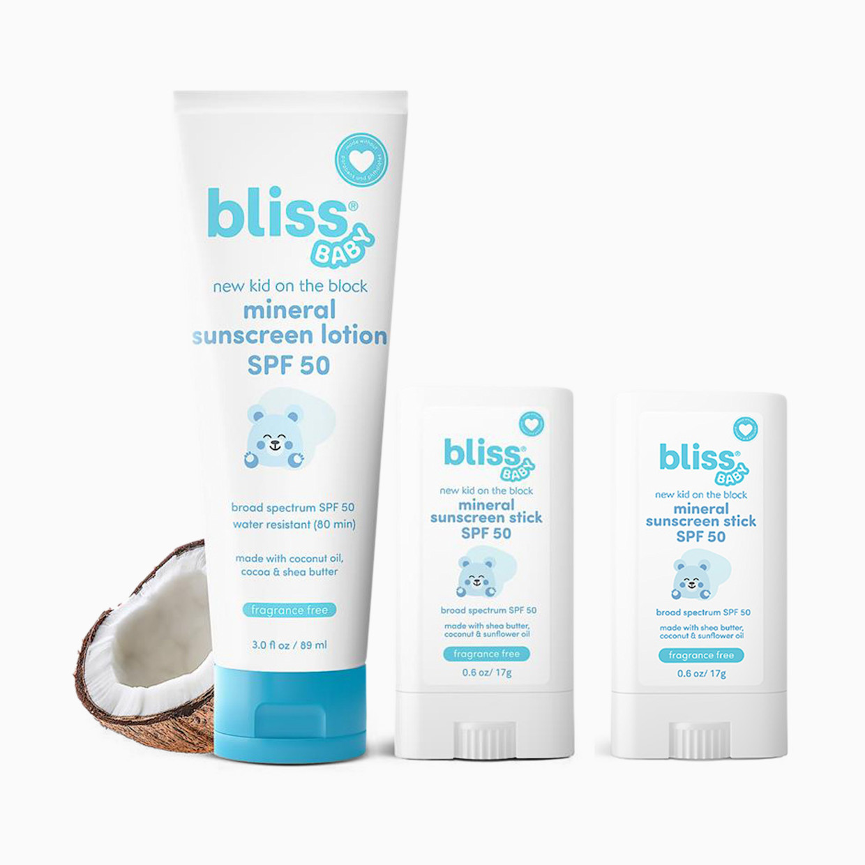 Bliss Baby Baby Sun Care Bundle Set.