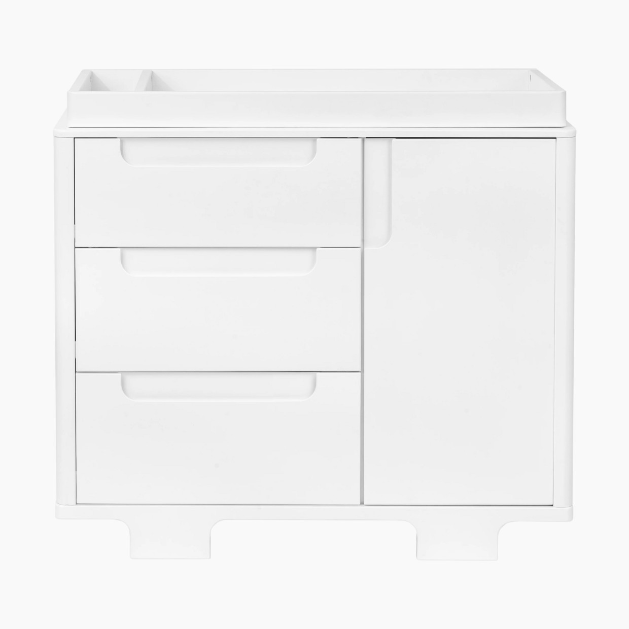 babyletto Yuzu 3-Drawer Changer Dresser - White.