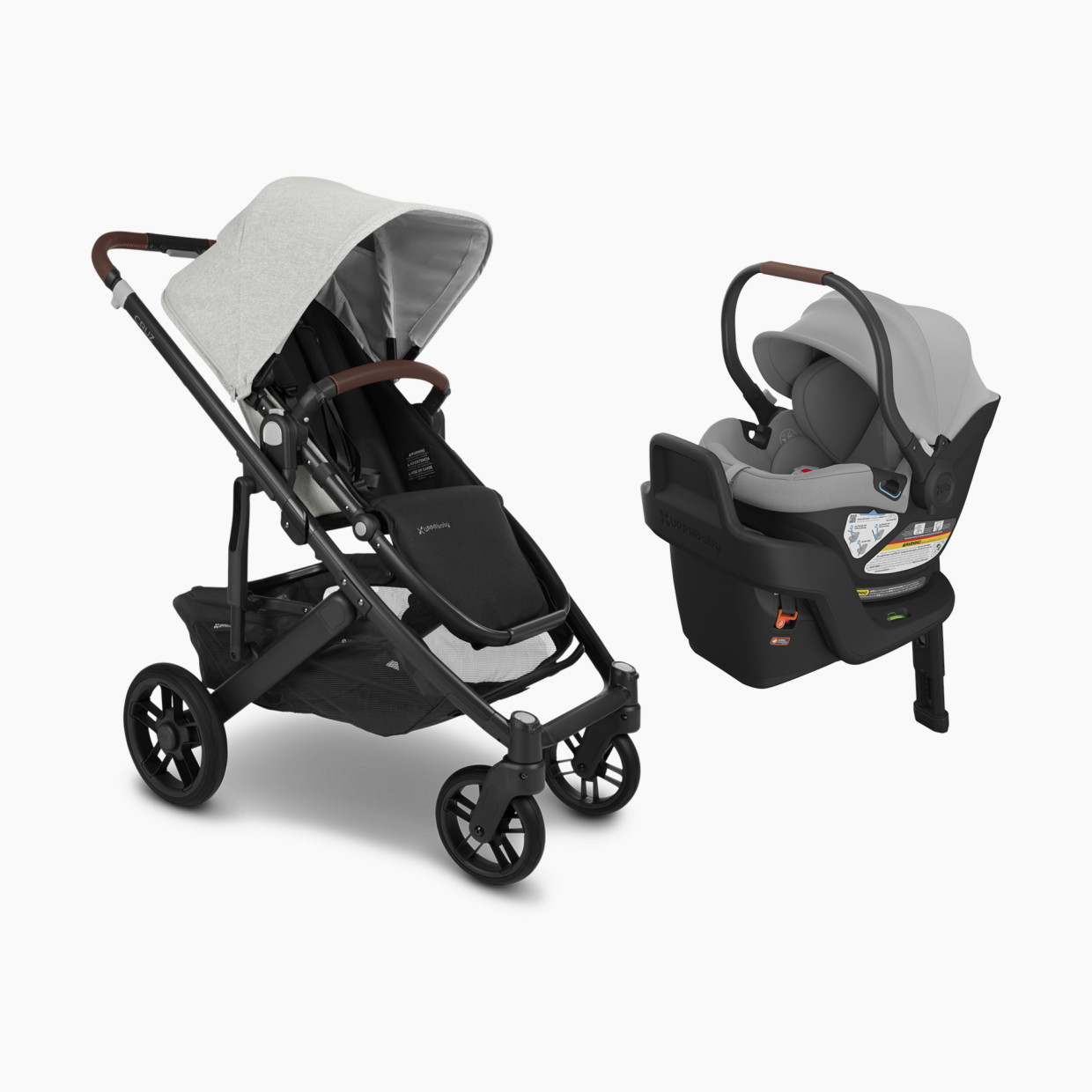 UPPAbaby Aria Infant Car Seat & Cruz V2 Stroller Travel System - Anthony.