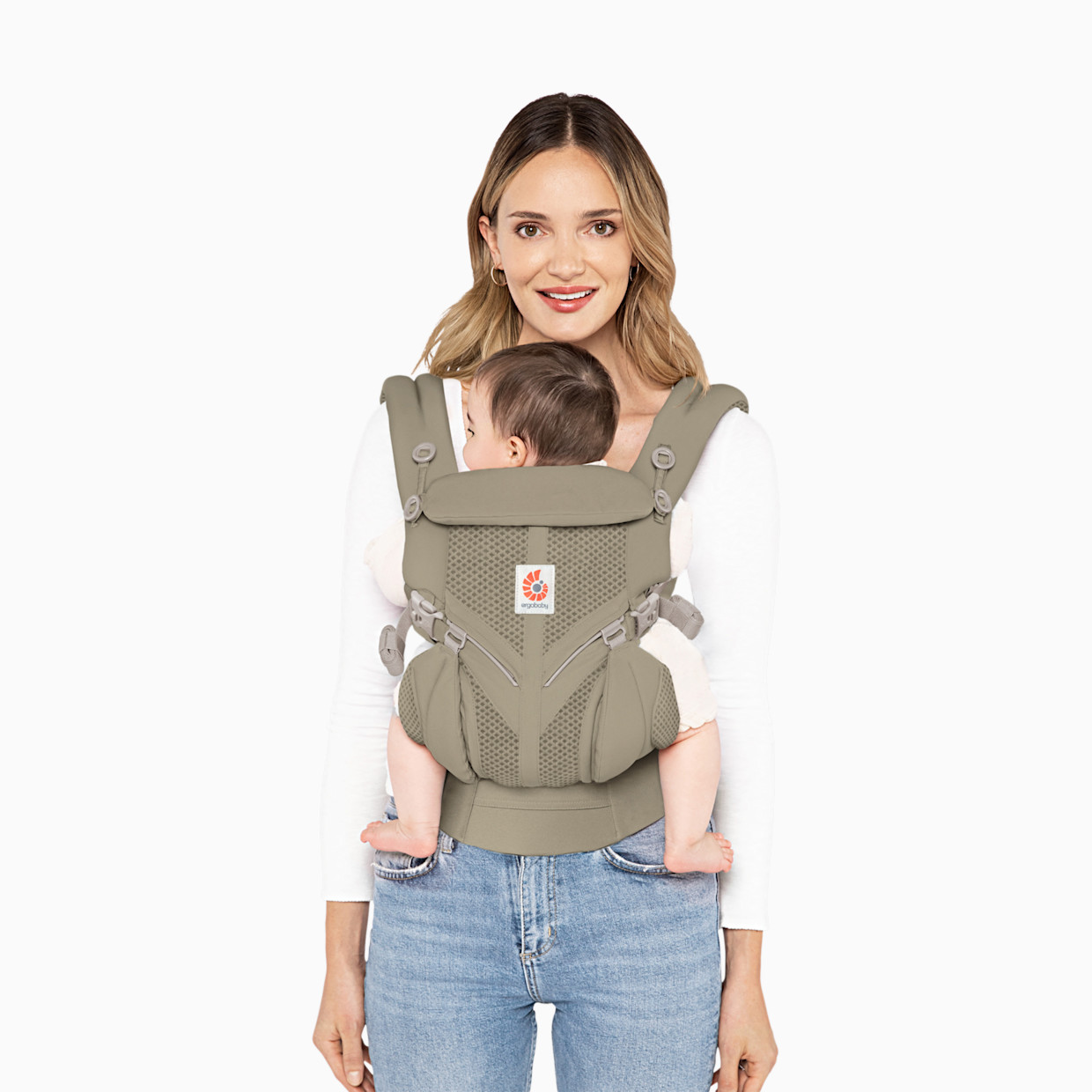 Ergobaby Omni Classic Carrier - Soft Olive Mesh.