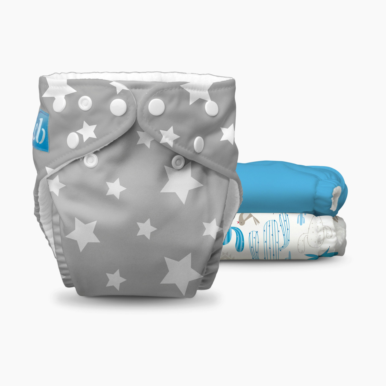 Charlie Banana Reusable Cloth Diaper (3 Diapers and 3 Reusable Inserts) - Under The Stars, One Size.