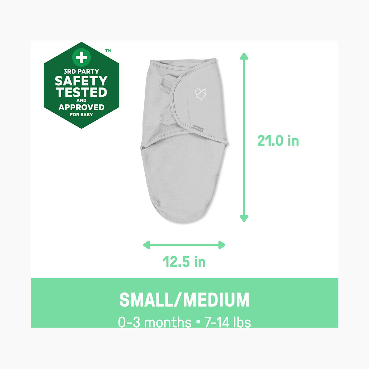 Ingenuity SwaddleMe Velboa Pod (2-Pack) - Clouds & Stars, 0-2 M.