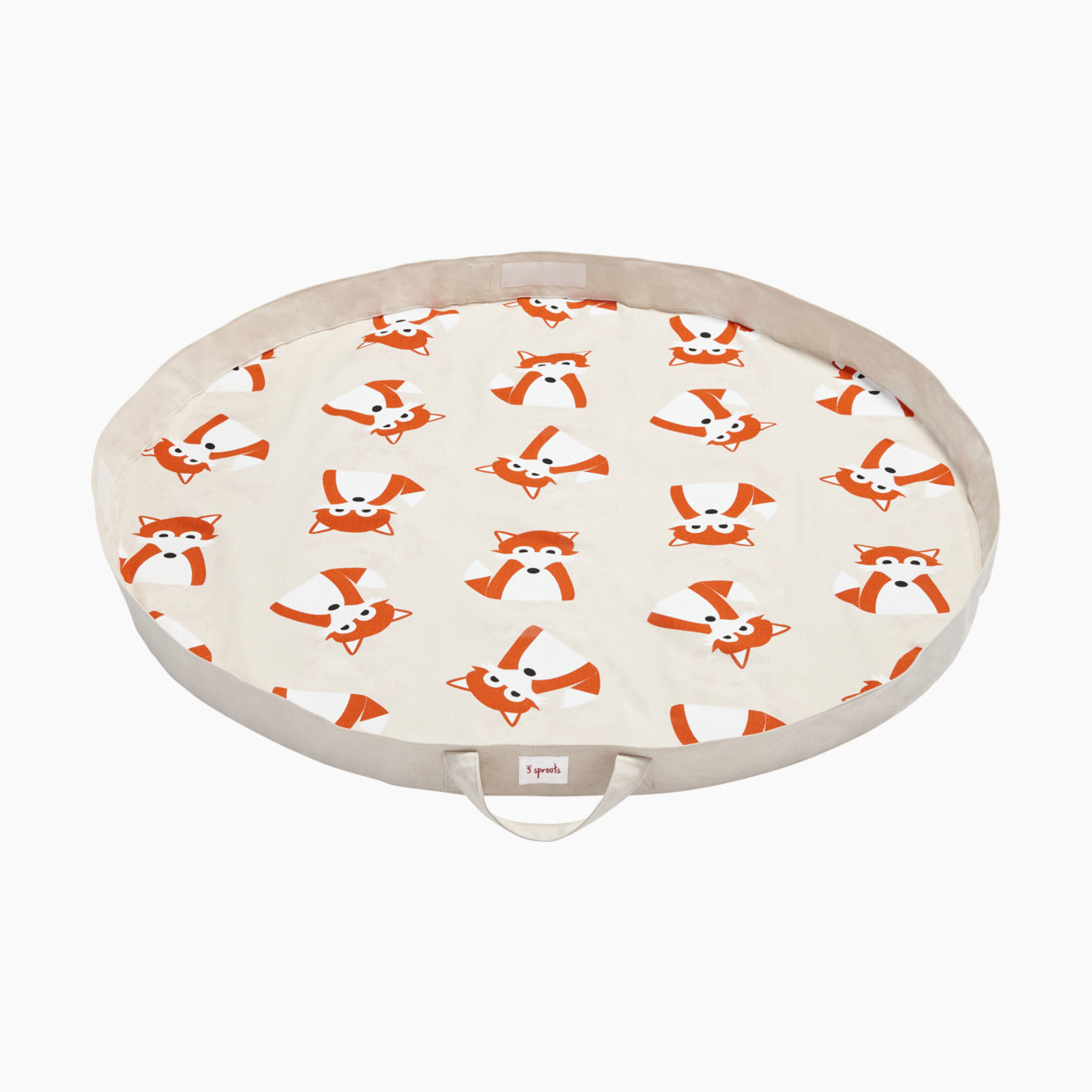 3 Sprouts Play Mat - Orange Fox.
