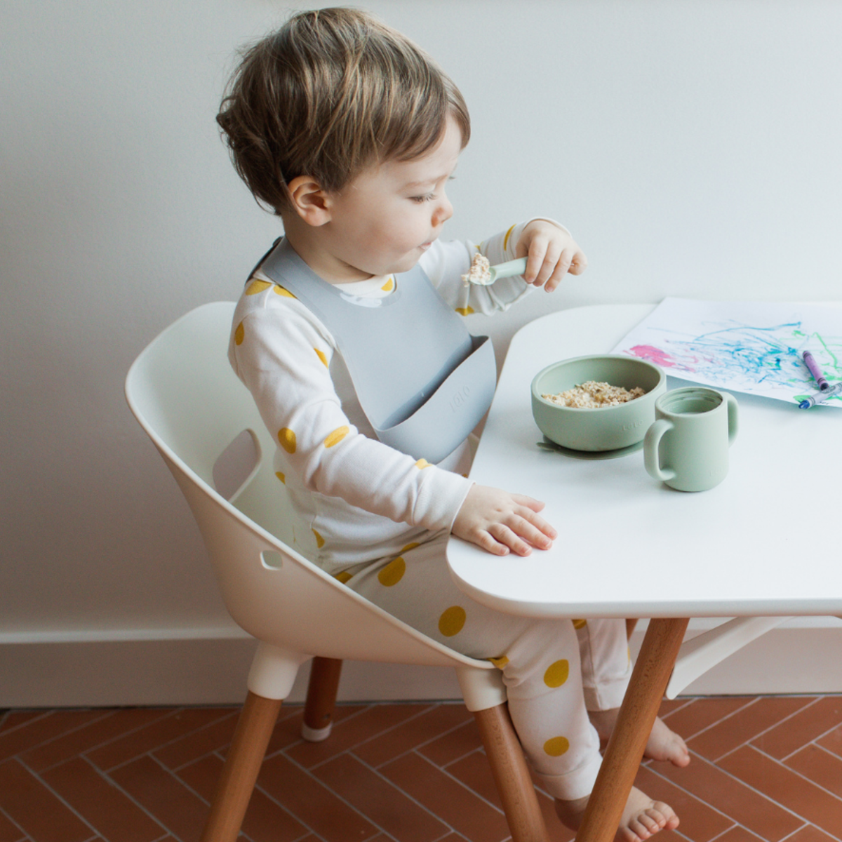 Lalo Little Spoon (2-Pack) Sage