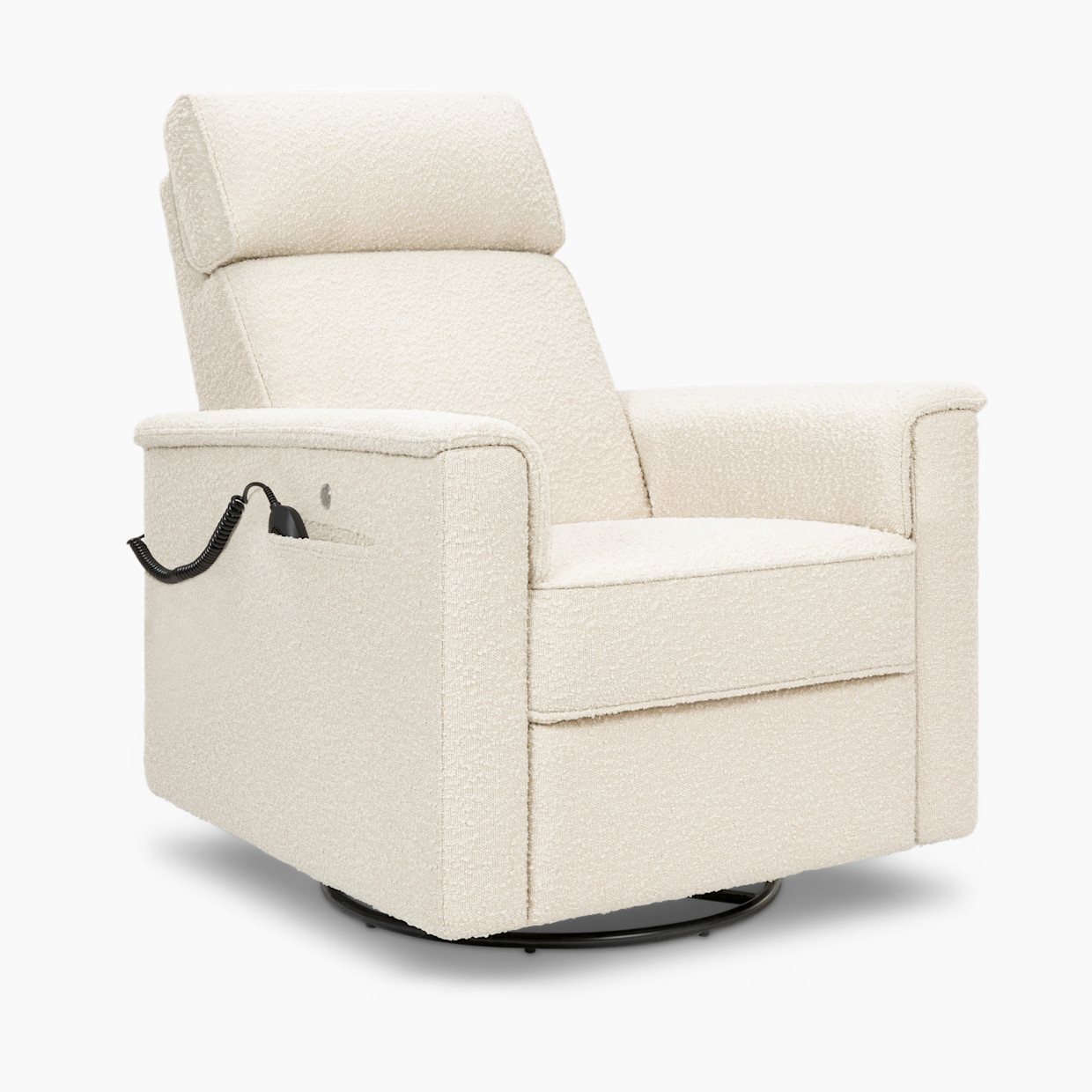 Namesake Willa Deluxe Power Recliner and Swivel Glider - Performance Ivory Boucle.
