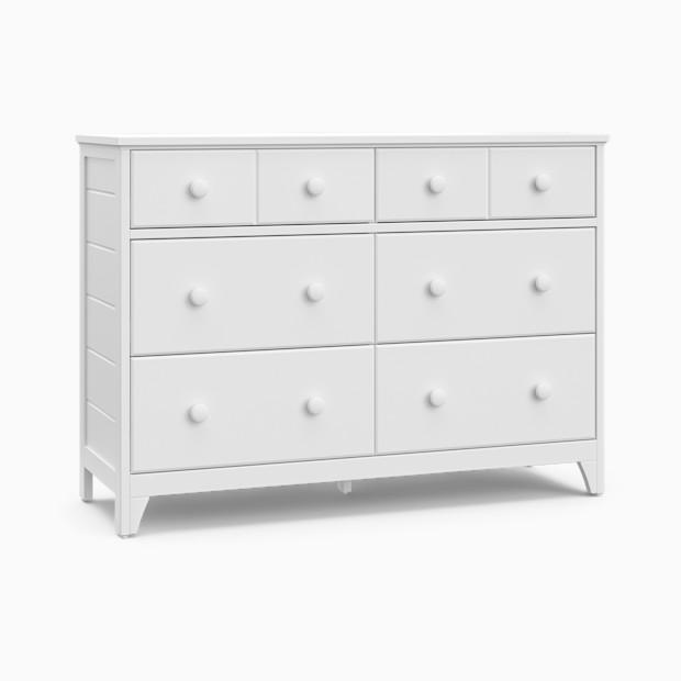 Storkcraft Moss 6 Drawer Double Dresser.