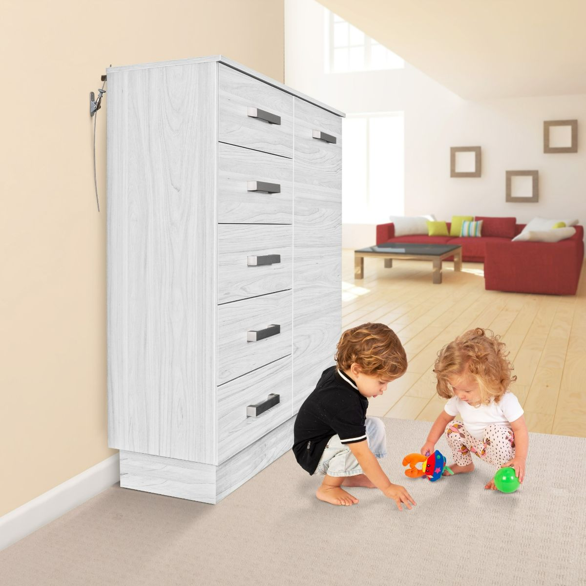 Dreambaby Furniture Anchor - Silver.