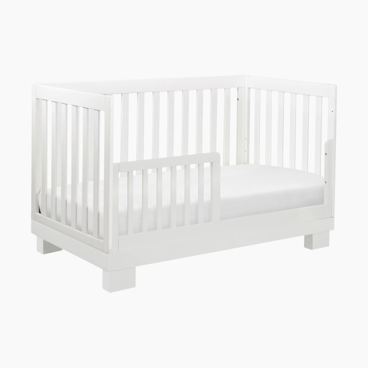 babyletto Modo 3-in-1 Convertible Crib with Toddler Bed Conversion Kit - White.