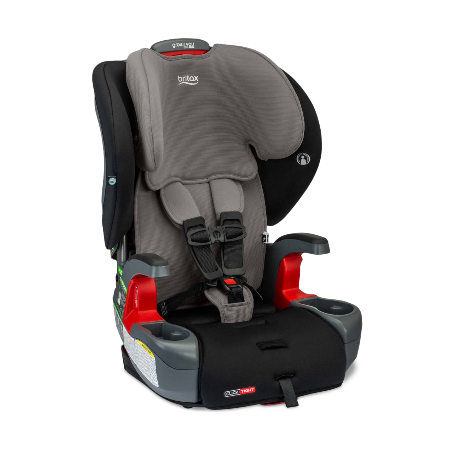 Britax Grow With You ClickTight Harness-2-Booster - Grey Contour.