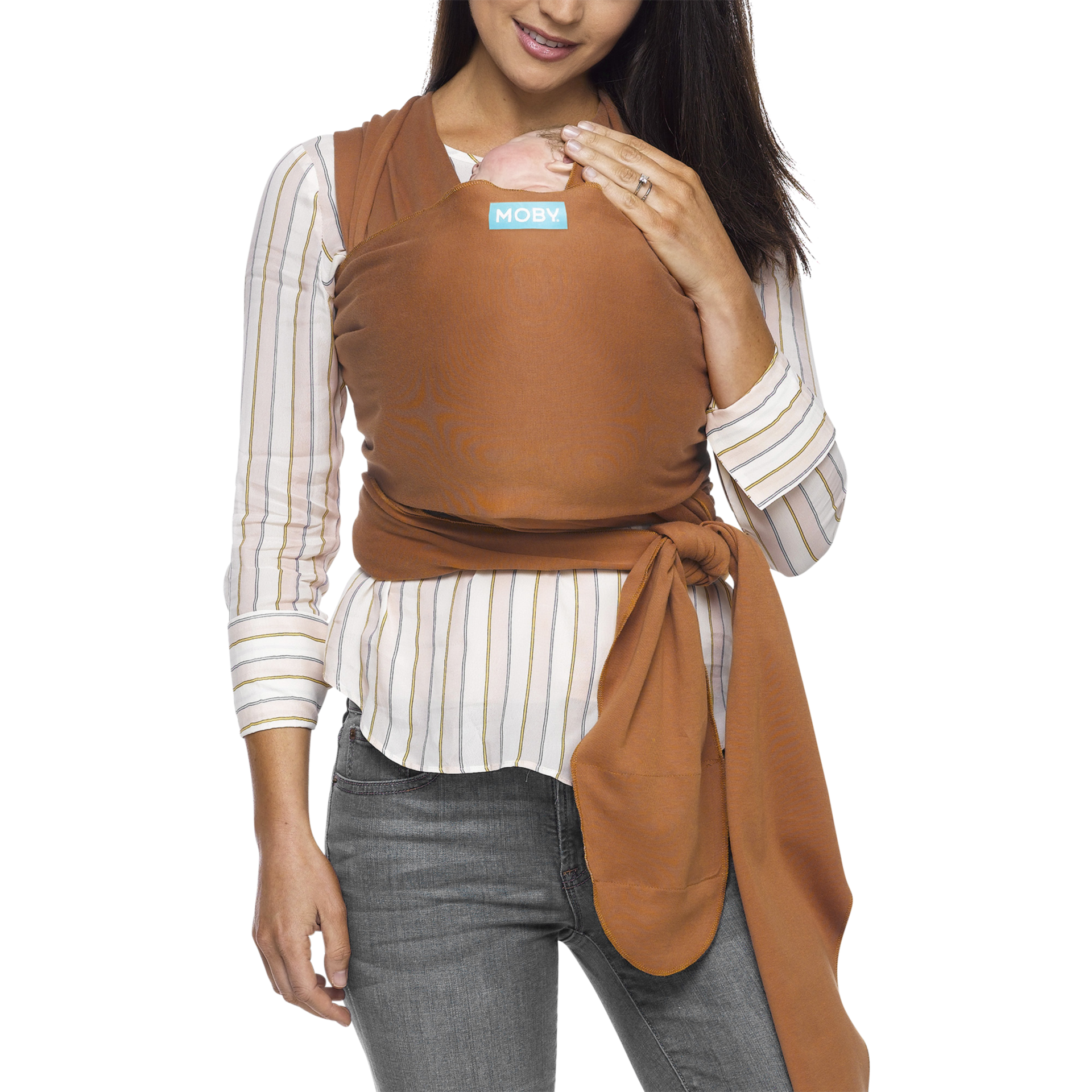Baby Sling from Birth One Size Fits All Unisex MOBY Evolution Baby Wrap Carrier for Newborn to Toddler up to 30lbs Breathable Stretchy Made from 70% Viscose 30% Cotton