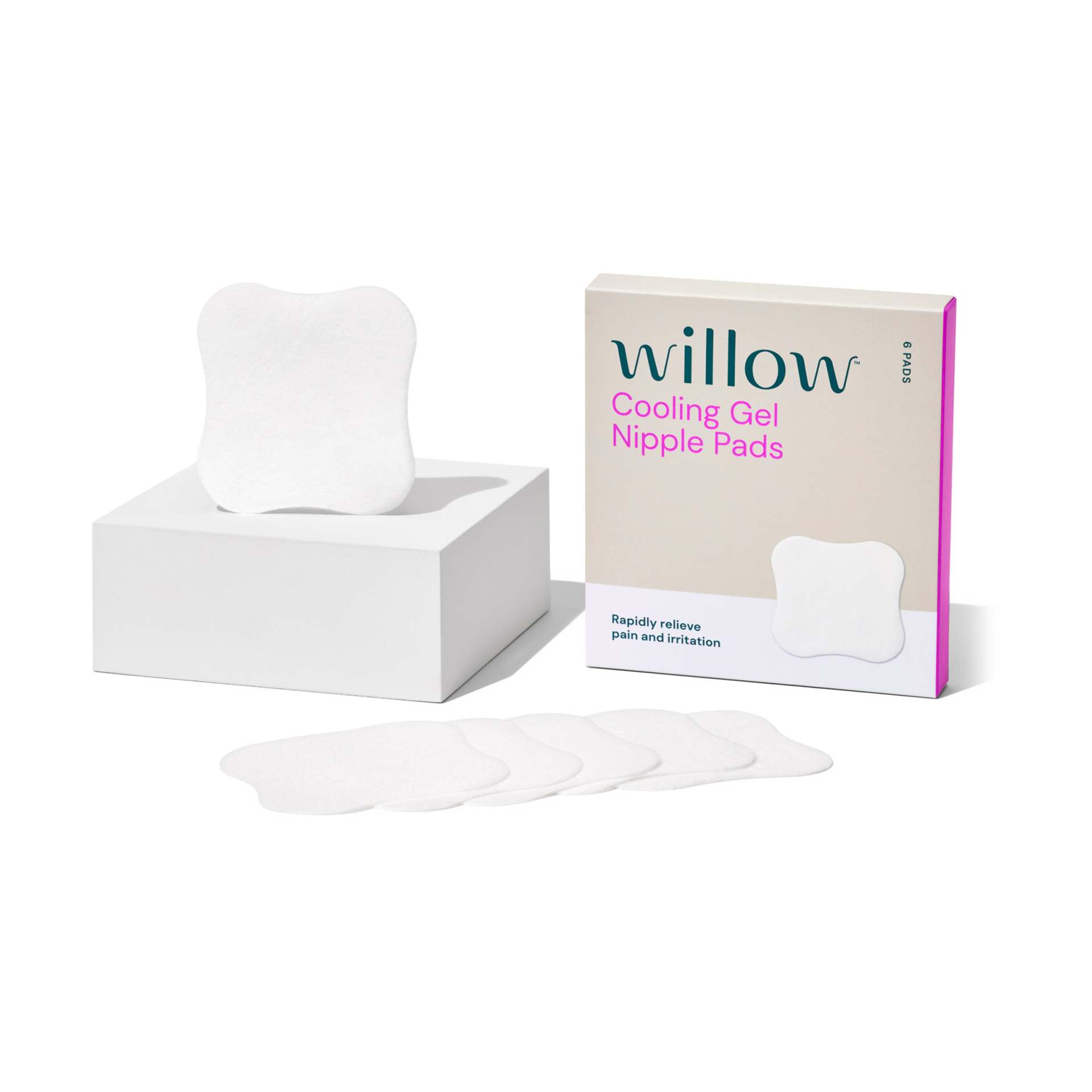 Willow Cooling Gel Nipple Pads.