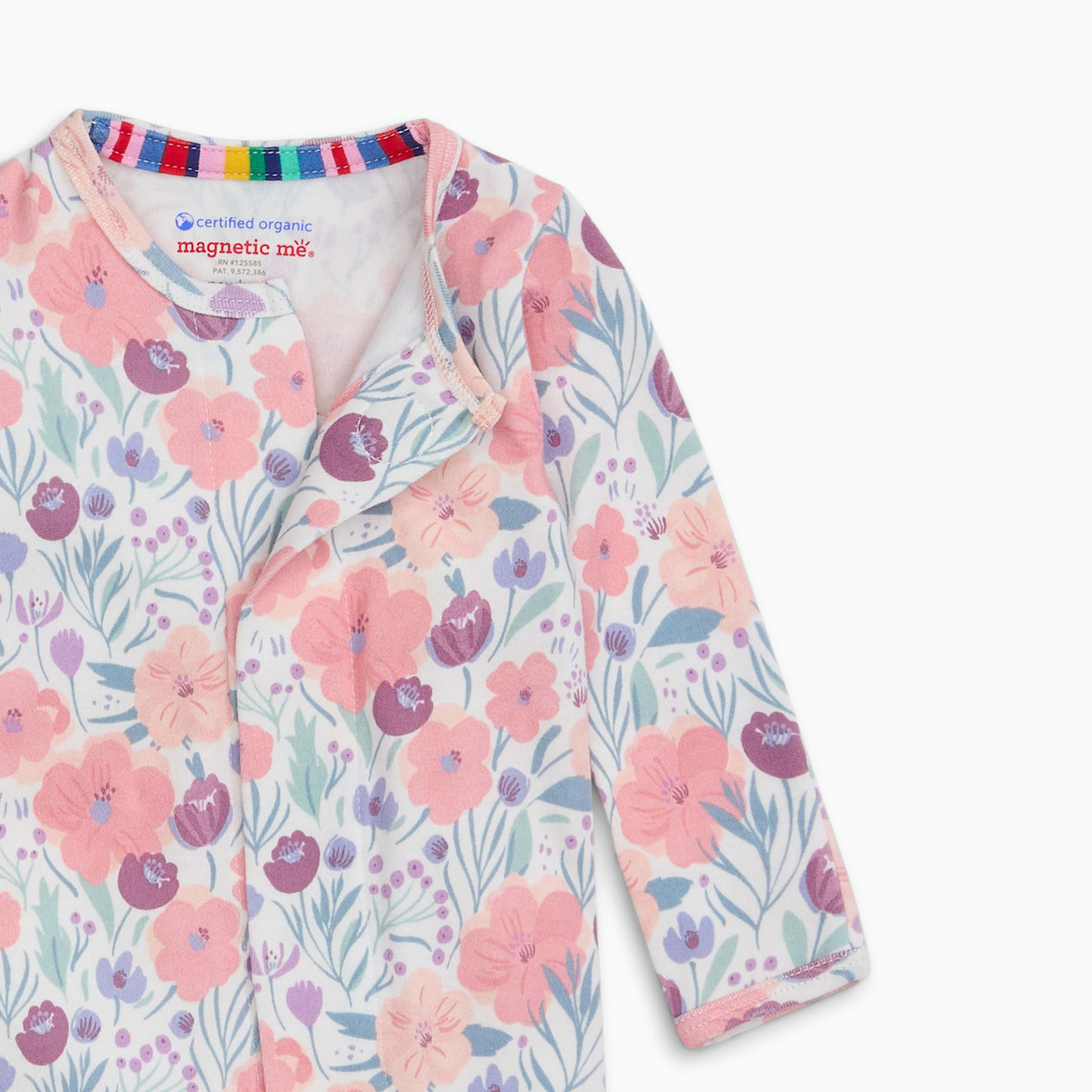 Magnetic Me Organic Cotton Footie - Whistledon, 0-3 M.