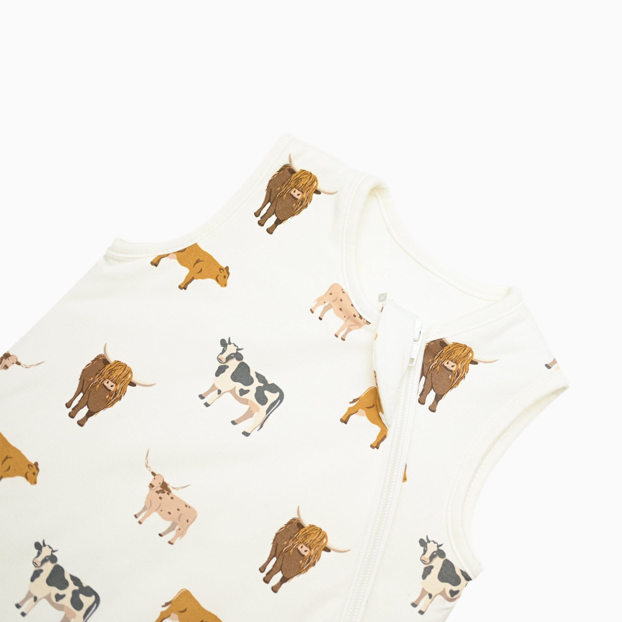 Kyte Baby Printed 1.0 TOG Sleep Bag - Moo, Small.