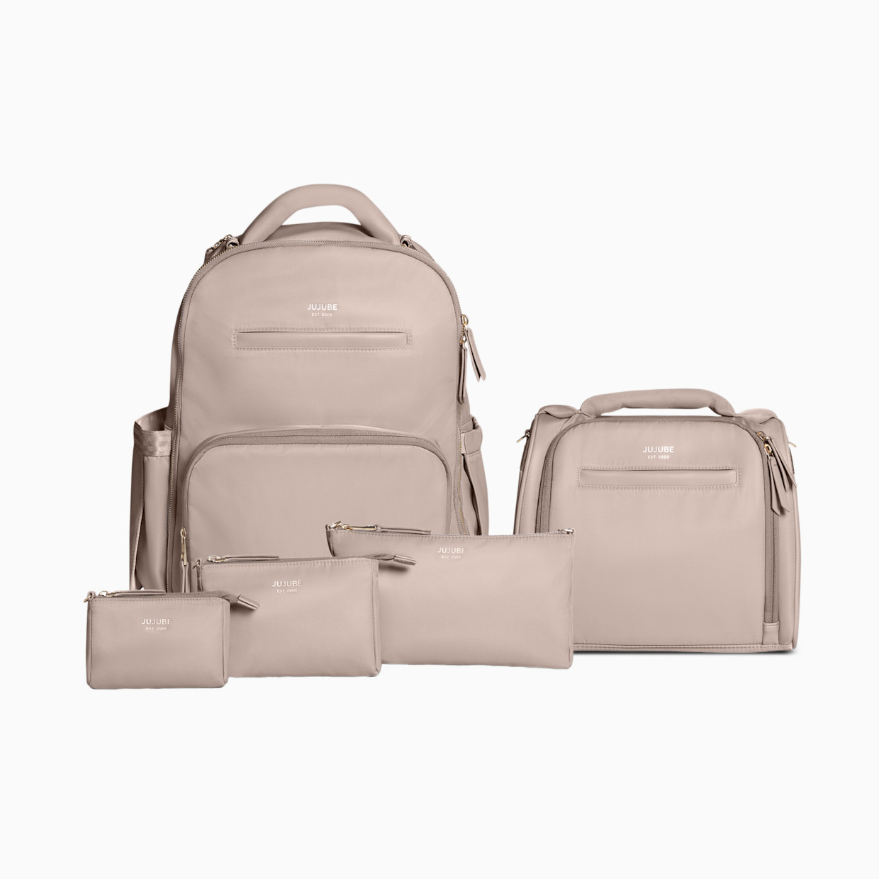 JUJUBE The Classic Backpack Bundle - Taupe.