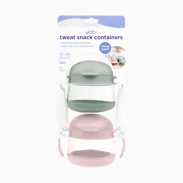 Ubbi Tweat Snack Containers (2 Pack).