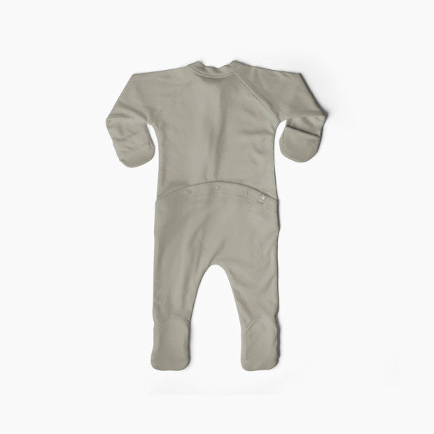 Goumi Kids Grow With You Footie - Loose Fit - Moss, 0-3 M.