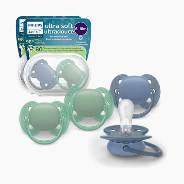 Philips Avent Ultra Soft Pacifier 6-18M (4 Pack).