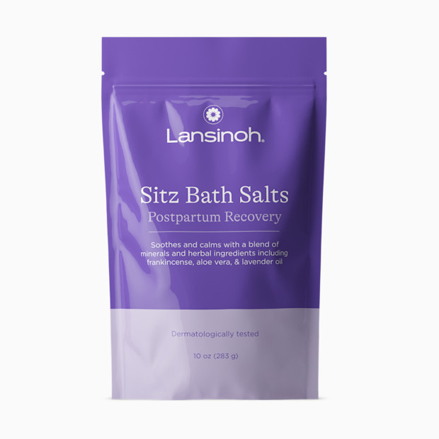 Lansinoh Sitz Bath Salts for Postpartum Recovery.