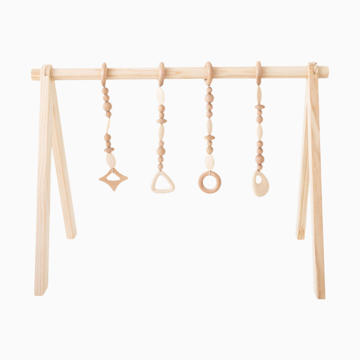 Poppyseed Play Wooden Baby Gym - Natural.