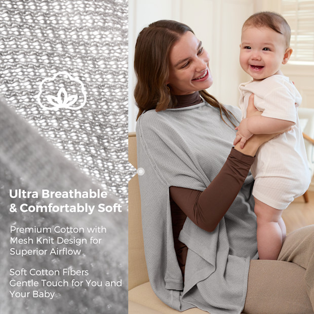 Momcozy Nursing Cover - Muti-Use Privacy Poncho.