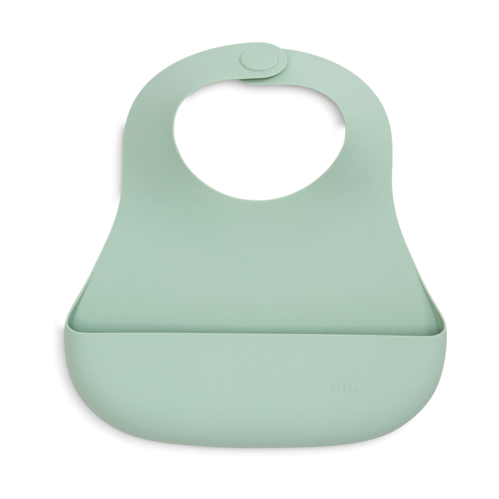 Magnetic Me Silicone Bib - Misty Green, O/S.