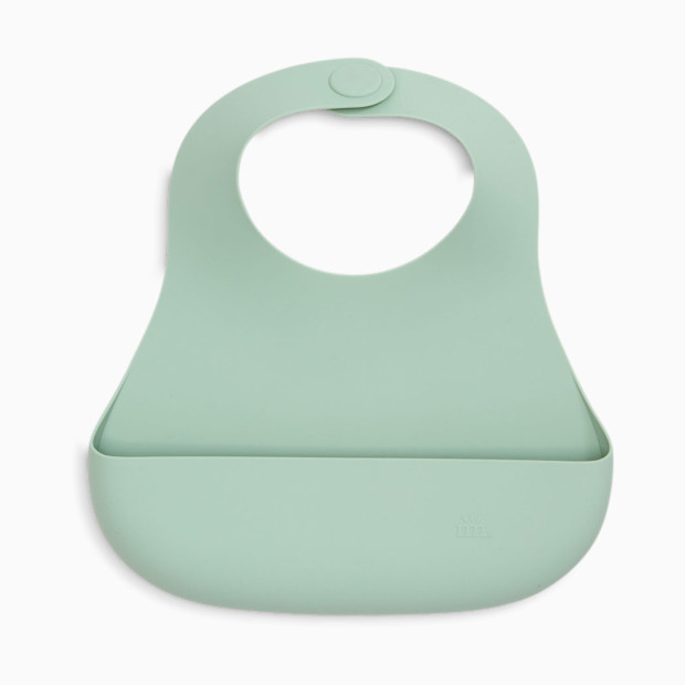 Magnetic Me Silicone Bib - Misty Green, O/S.