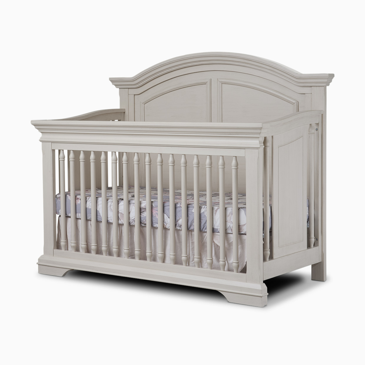 Sorelle Portofino High Arch Crib - Brushed Ivory.