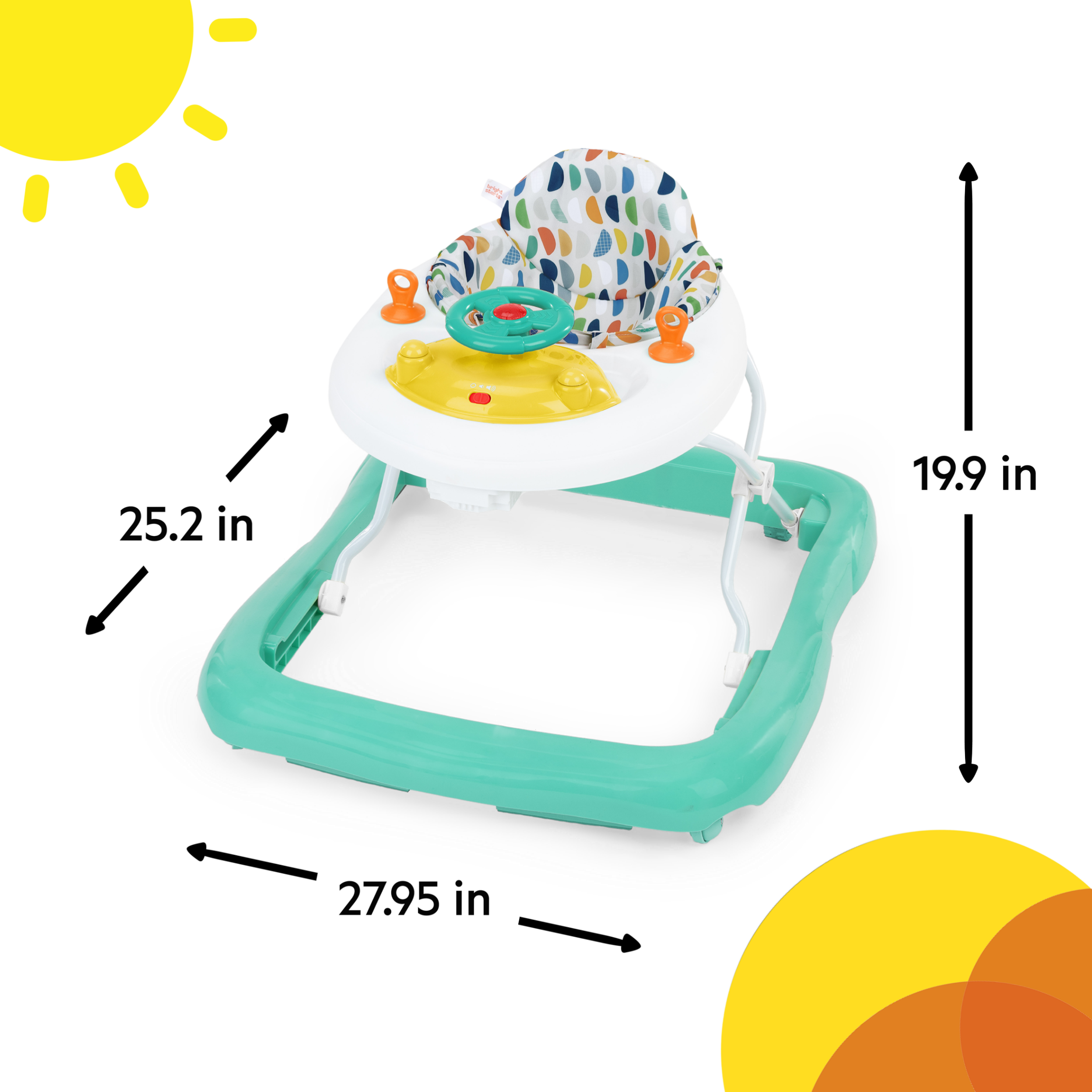 Bright Starts Ready to Roll Lights & Sounds Walker.