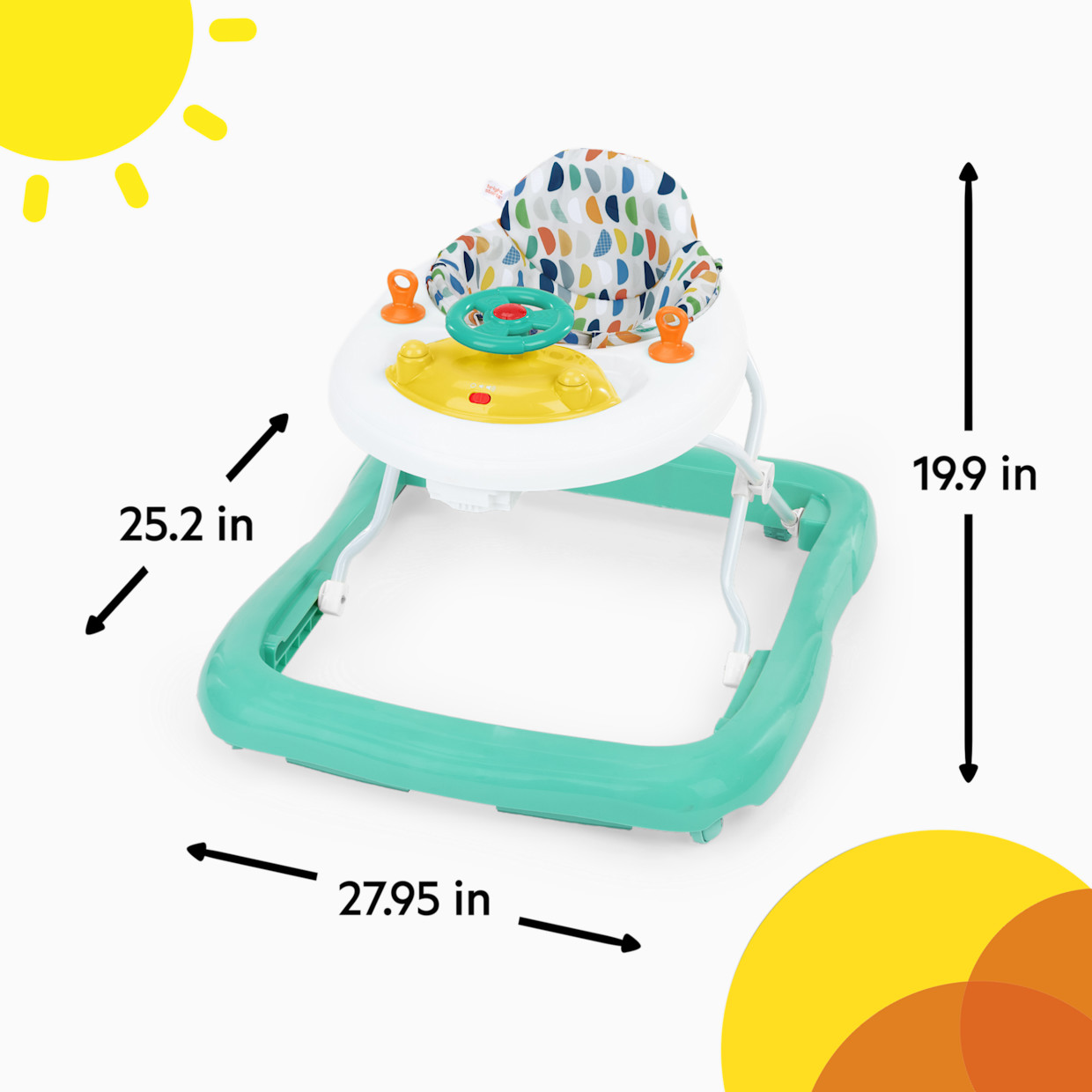 Bright Starts Ready to Roll Lights & Sounds Walker.