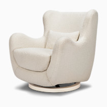 Babyletto x Nursery Works Solstice Ivory Boucle Nursery Glider Chair