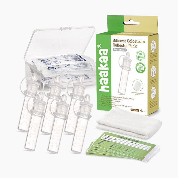 Haakaa Silicone Colostrum Collector Set.