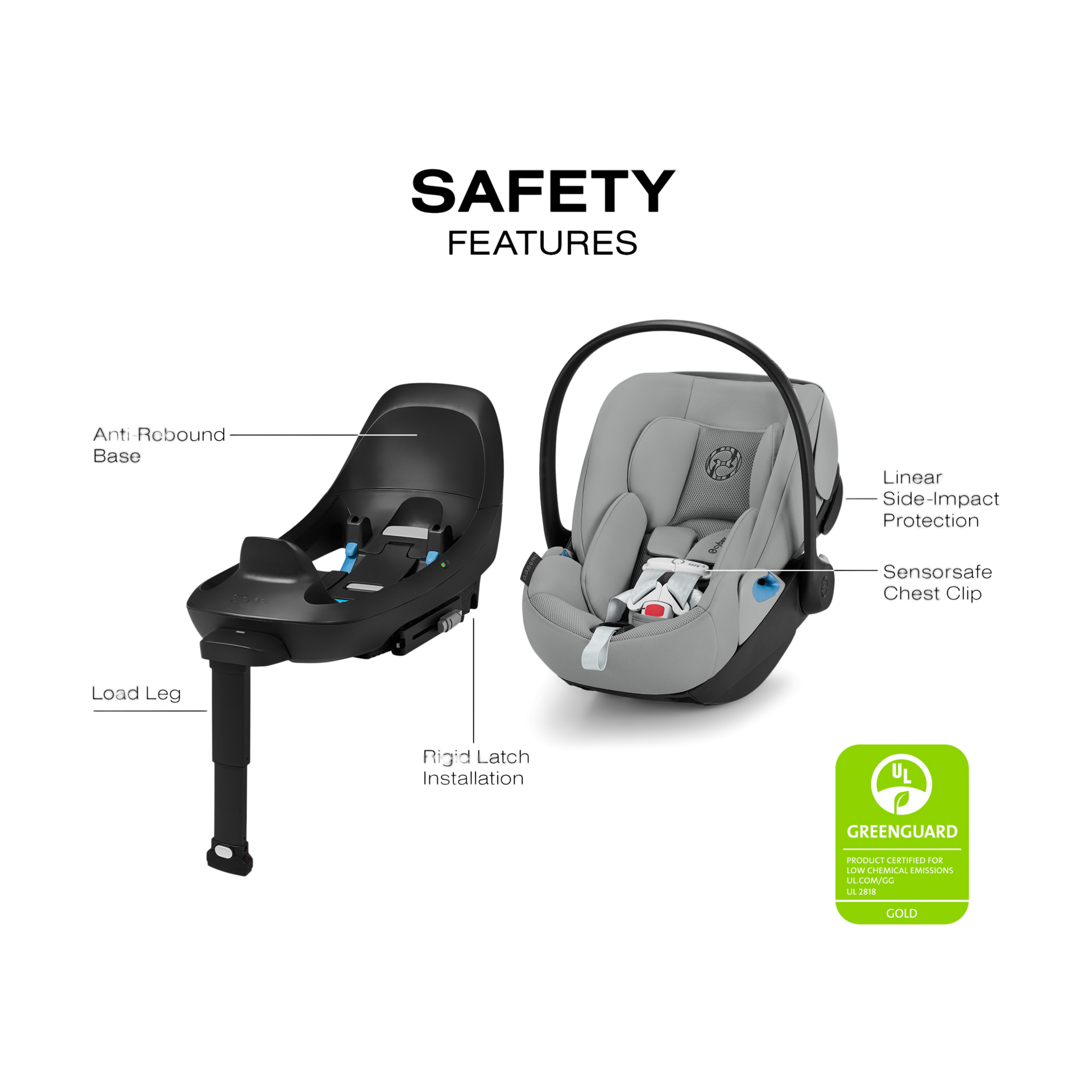 Cybex Balios S Lux + Cloud G Pro Travel System - Stone Grey.