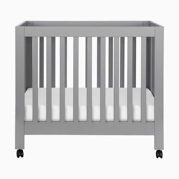 babyletto Origami Mini Crib - Grey.