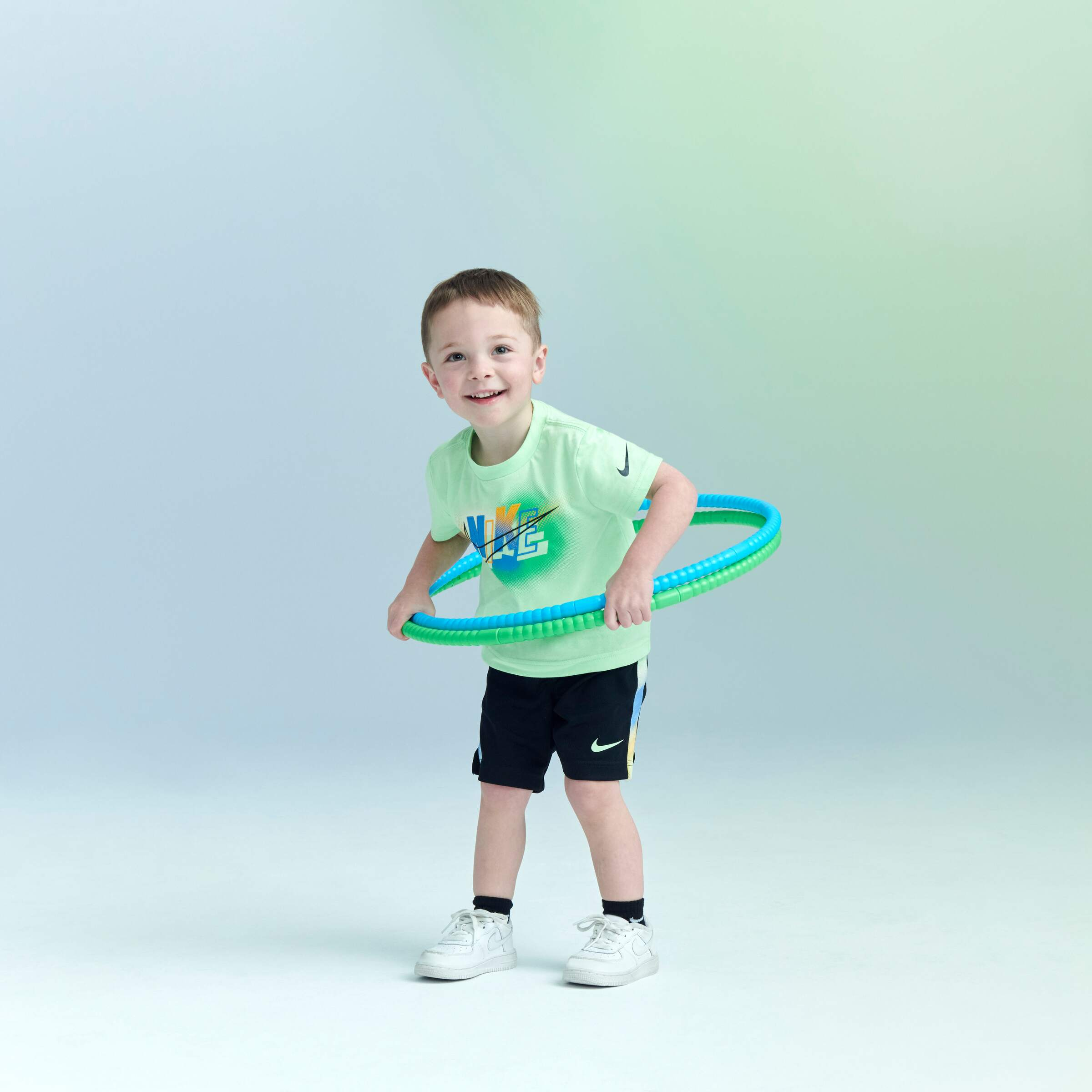 Nike Swoosh Ankle Socks (6 Pack) - Dark Grey Heather/Black, 6-12 M.