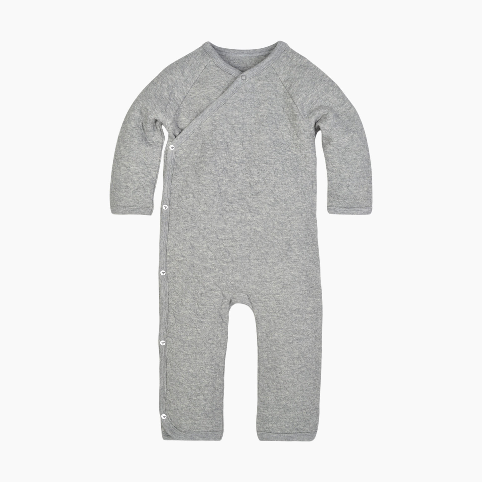 Burt's Bees Baby Organic Quilted Bee Wrap Front Jumpsuit - Blossom