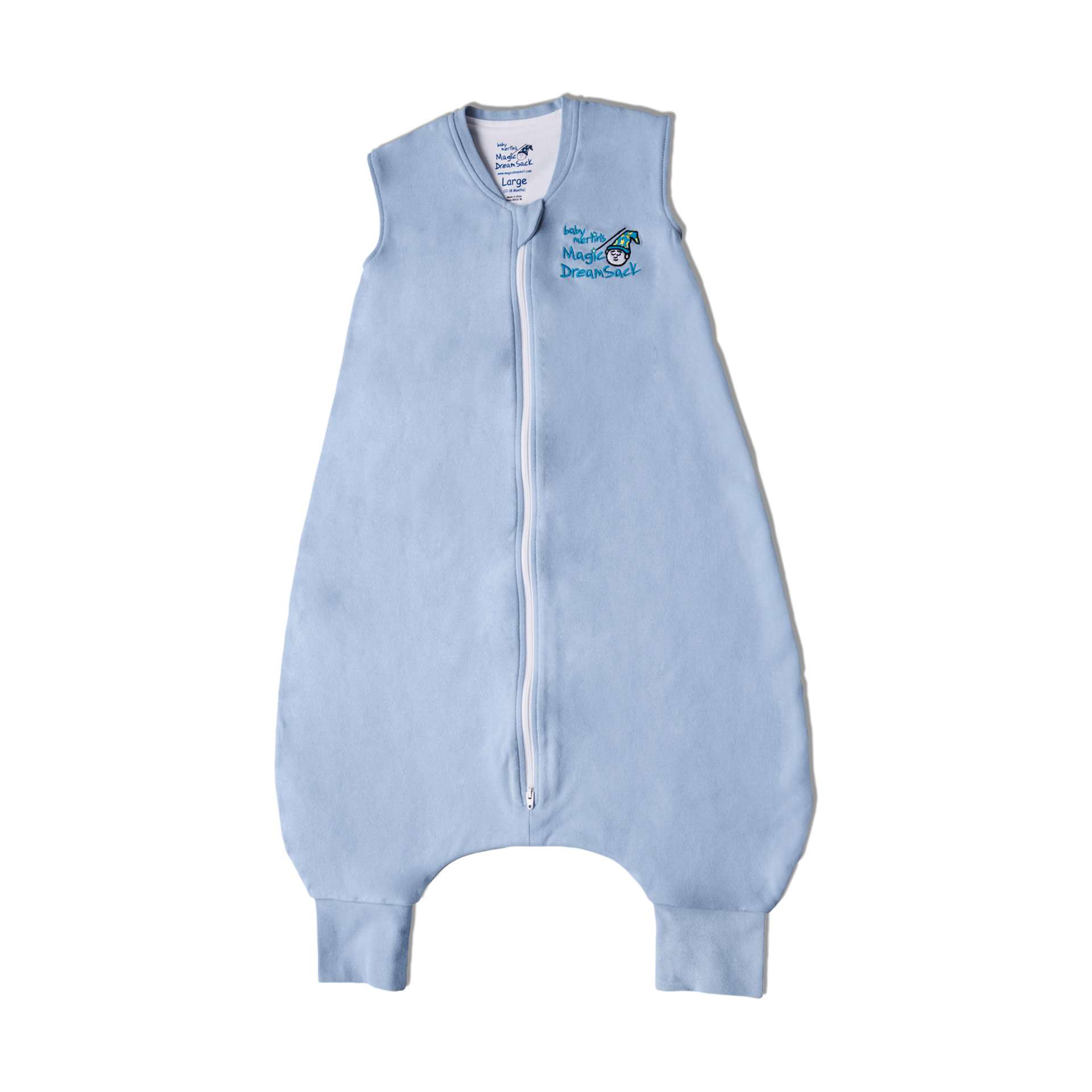 Baby Merlin's Magic Sleepsuit Microfleece Dream Sack Walker Blue, 12