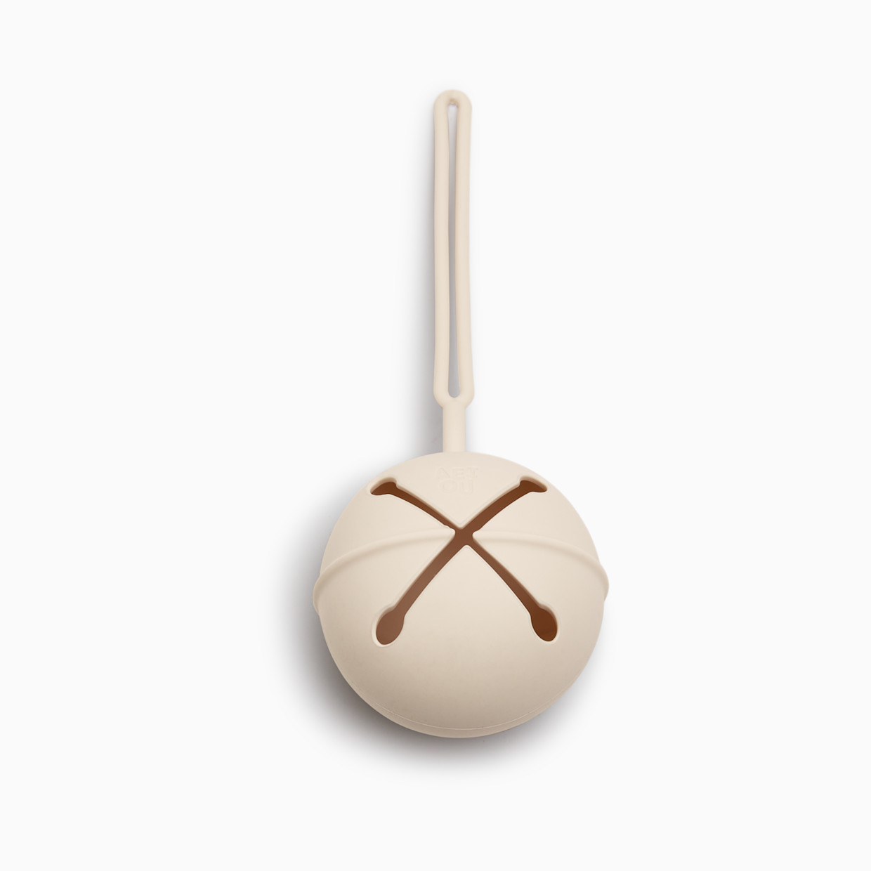 AEIOU Silicone Pacifier Pouch - Oat.