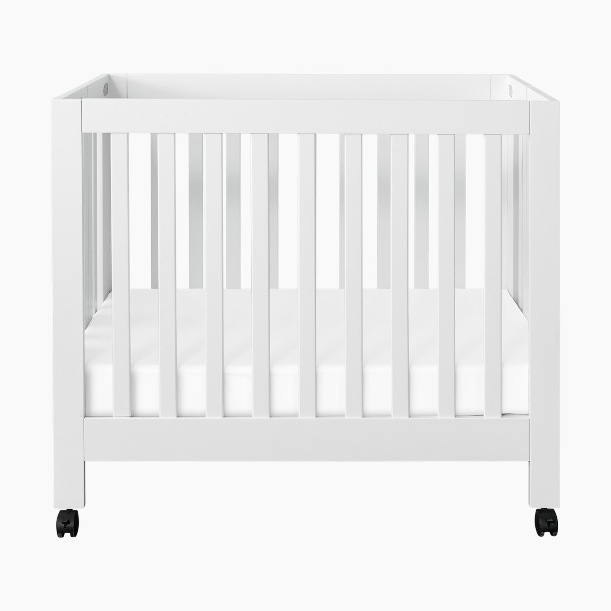 babyletto Origami Mini Crib - White.